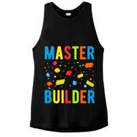 Master Builder Building Blocks Brick Builder Ladies PosiCharge Tri-Blend Wicking Tank