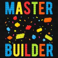 Master Builder Building Blocks Brick Builder Ladies PosiCharge Tri-Blend Wicking Tank