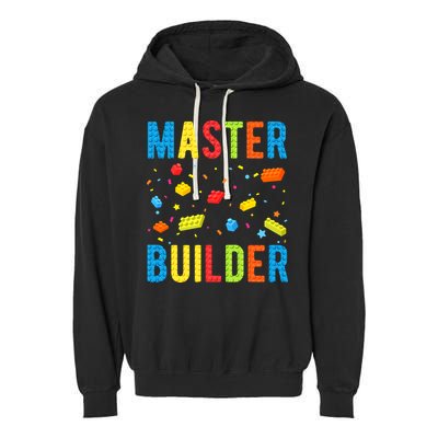 Master Builder Building Blocks Brick Builder Garment-Dyed Fleece Hoodie