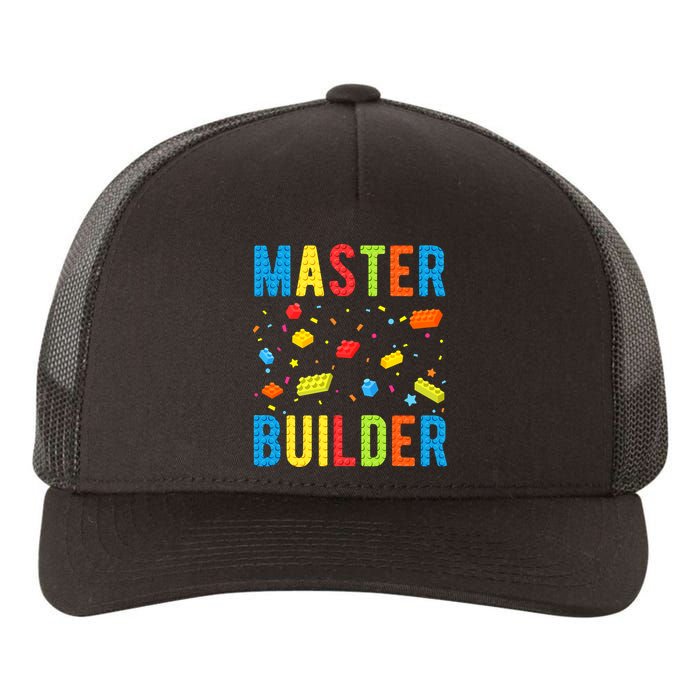 Master Builder Building Blocks Brick Builder Yupoong Adult 5-Panel Trucker Hat
