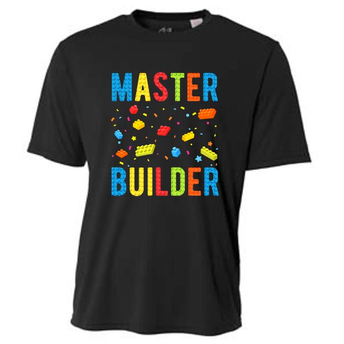 Master Builder Building Blocks Brick Builder Cooling Performance Crew T-Shirt