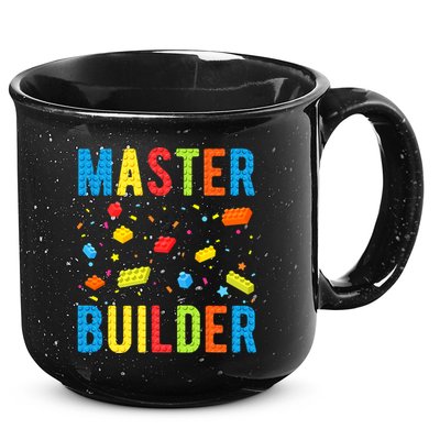 Master Builder Building Blocks Brick Builder 15oz Campfire Ceramic Mug