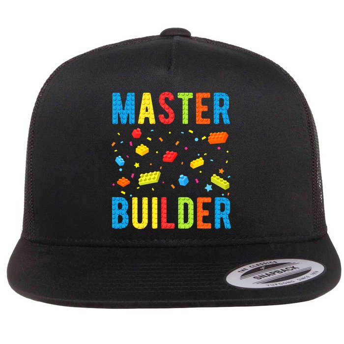 Master Builder Building Blocks Brick Builder Flatbill Hat