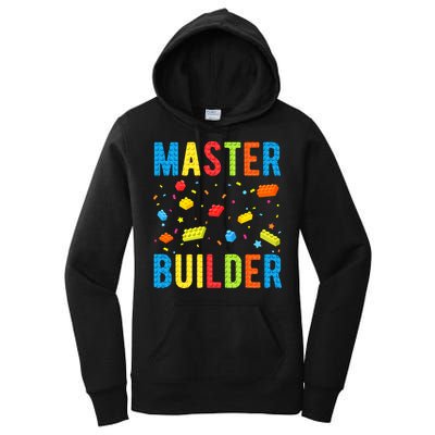 Master Builder Building Blocks Brick Builder Women's Pullover Hoodie