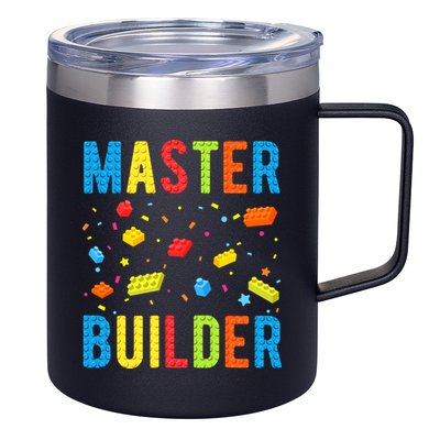 Master Builder Building Blocks Brick Builder 12oz Stainless Steel Coffee Mug