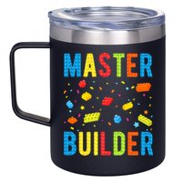 Master Builder Building Blocks Brick Builder 12oz Stainless Steel Coffee Mug