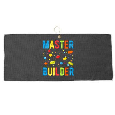 Master Builder Building Blocks Brick Builder Large Microfiber Waffle Golf Towel