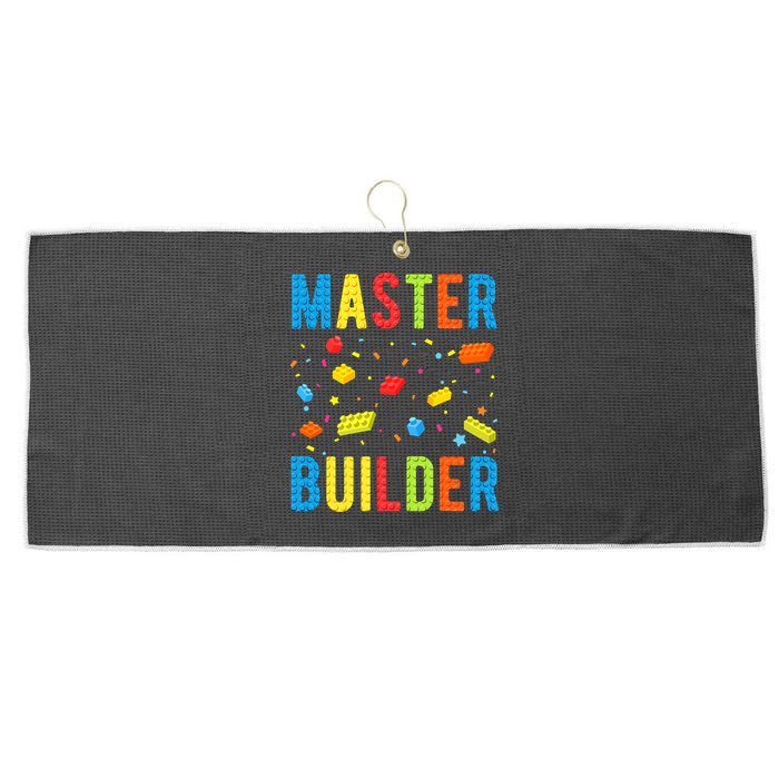 Master Builder Building Blocks Brick Builder Large Microfiber Waffle Golf Towel