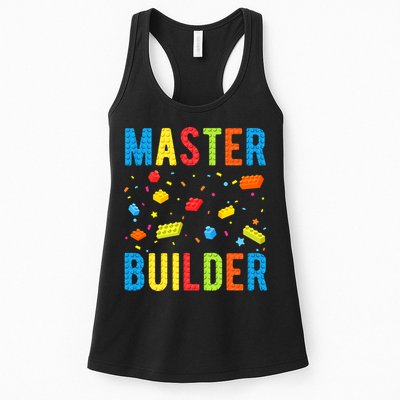Master Builder Building Blocks Brick Builder Womens Tank Top