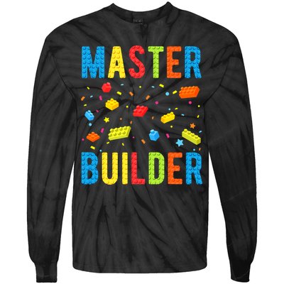 Master Builder Building Blocks Brick Builder Tie-Dye Long Sleeve Shirt