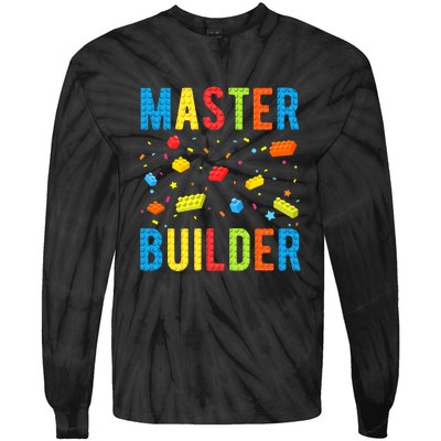 Master Builder Building Blocks Brick Builder Tie-Dye Long Sleeve Shirt