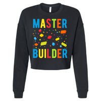 Master Builder Building Blocks Brick Builder Cropped Pullover Crew