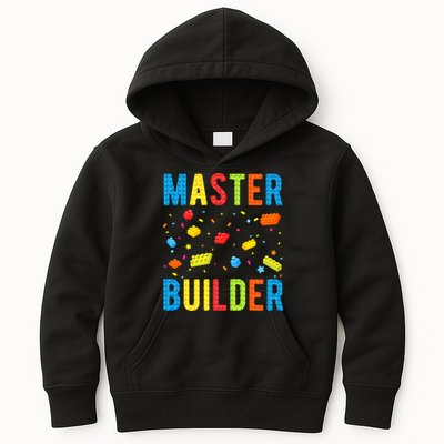 Master Builder Building Blocks Brick Builder Kids Hoodie