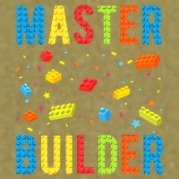Master Builder Building Blocks Brick Builder Garment-Dyed Women's Muscle Tee