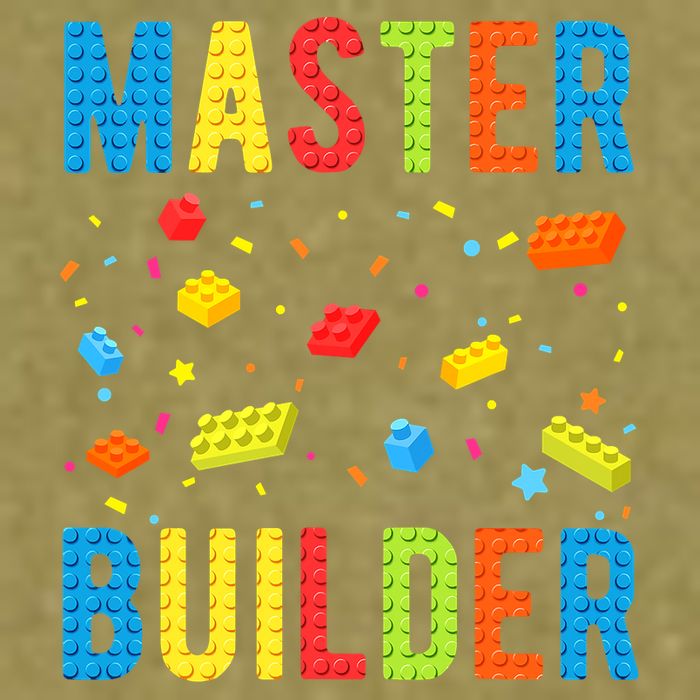 Master Builder Building Blocks Brick Builder Garment-Dyed Women's Muscle Tee