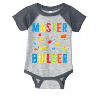 Master Builder Building Blocks Brick Builder Infant Baby Jersey Bodysuit