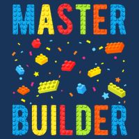 Master Builder Building Blocks Brick Builder Infant Baby Jersey Bodysuit