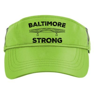 Maryland Baltimore Bridge Pray For Baltimore Strong Adult Drive Performance Visor