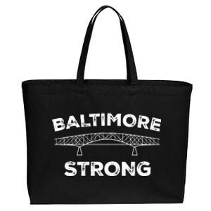 Maryland Baltimore Bridge Pray For Baltimore Strong Cotton Canvas Jumbo Tote