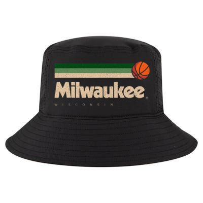 Milwaukee Basketball B Ball City Wisconsin Retro Milwaukee Cool Comfort Performance Bucket Hat