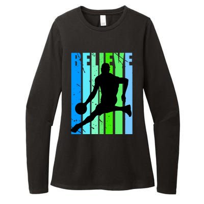 Motivational Basketball Birthday Inspirational Coaching Gift Womens CVC Long Sleeve Shirt