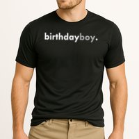 Minimalist Birthday Boy Performance Shirt