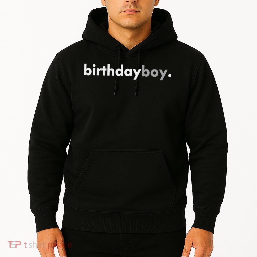 Minimalist Birthday Boy Hoodie