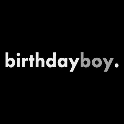 Minimalist Birthday Boy T-Shirt