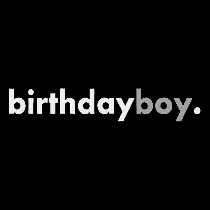 Minimalist Birthday Boy Hooded Wearable Blanket