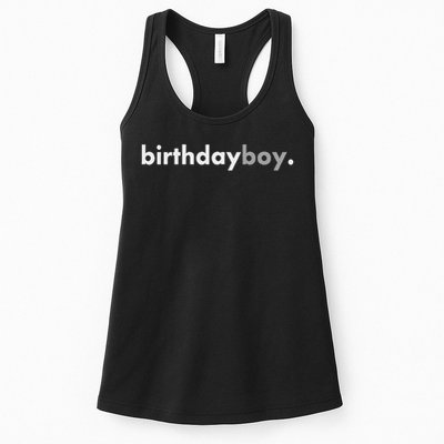 Minimalist Birthday Boy Womens Tank Top