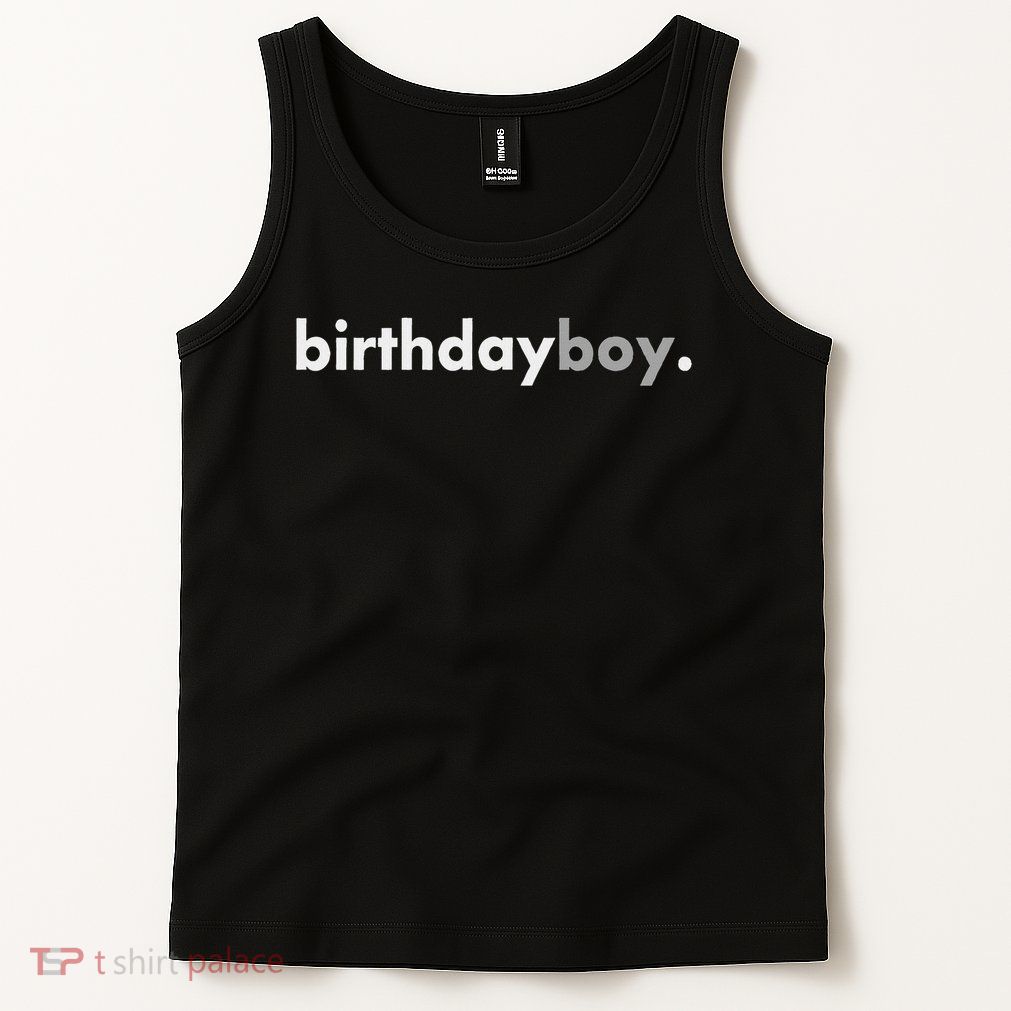 Minimalist Birthday Boy Tank Top