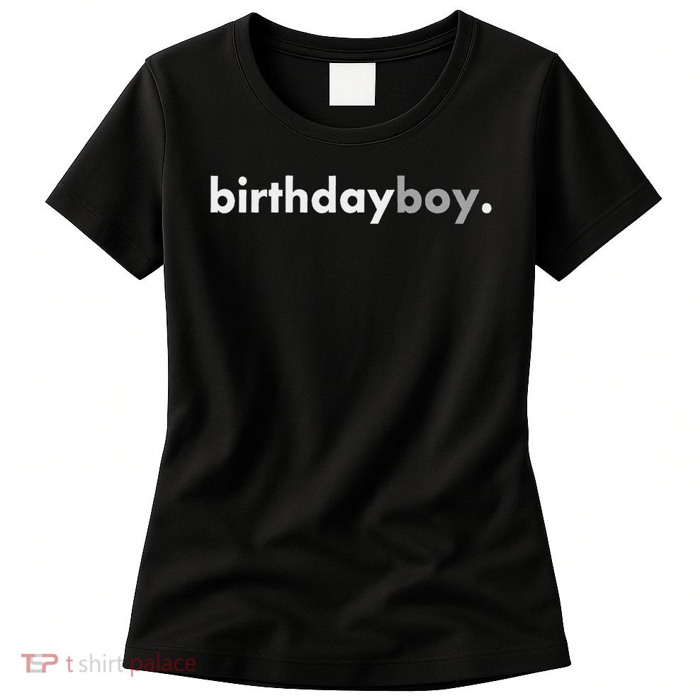 Minimalist Birthday Boy Womens T-Shirt