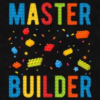 Master Builder Building Blocks Brick Builder Ladies PosiCharge Tri-Blend Wicking Tank