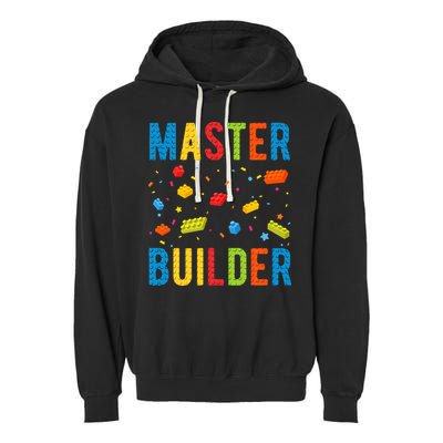 Master Builder Building Blocks Brick Builder Garment-Dyed Fleece Hoodie