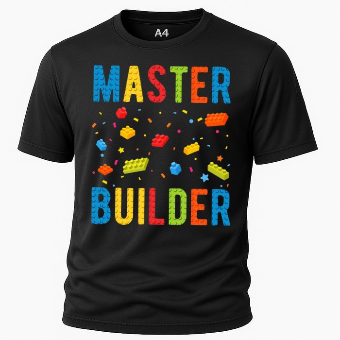 Master Builder Building Blocks Brick Builder Cooling Performance Crew T-Shirt