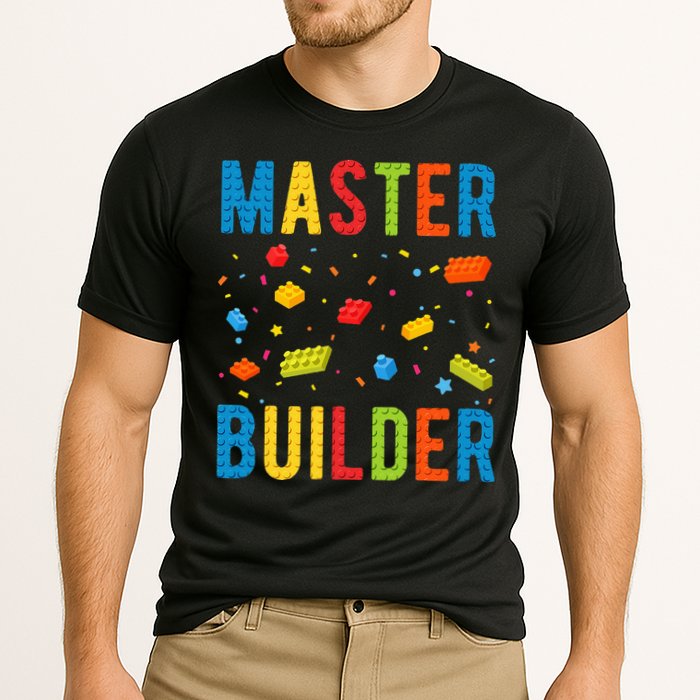 Master Builder Building Blocks Brick Builder Cooling Performance Crew T-Shirt