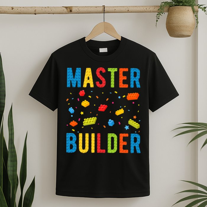 Master Builder Building Blocks Brick Builder T-Shirt