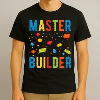 Master Builder Building Blocks Brick Builder T-Shirt