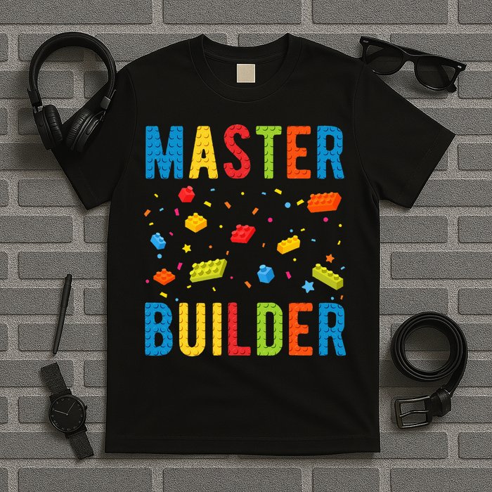 Master Builder Building Blocks Brick Builder T-Shirt