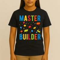 Master Builder Building Blocks Brick Builder T-Shirt