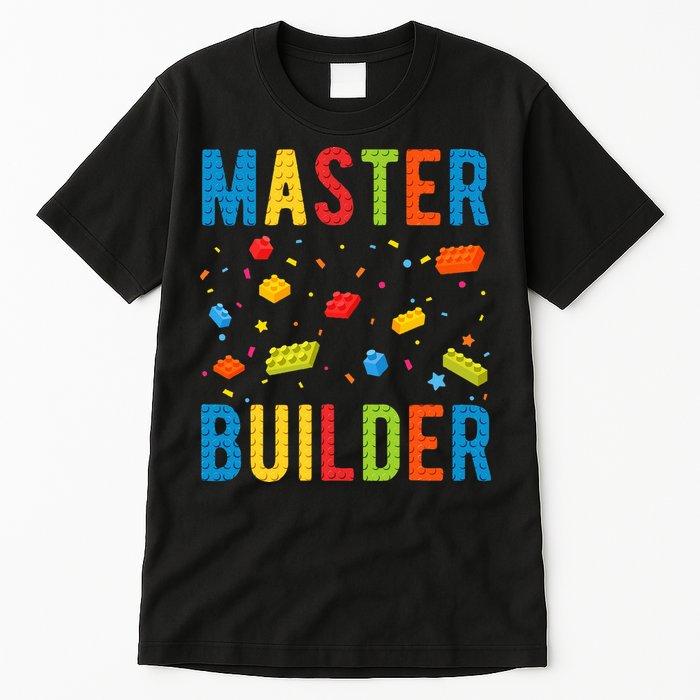 Master Builder Building Blocks Brick Builder Tall T-Shirt