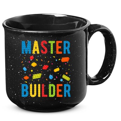 Master Builder Building Blocks Brick Builder 15oz Campfire Ceramic Mug