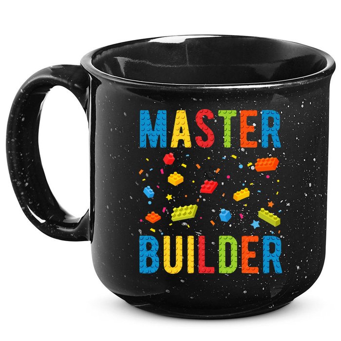 Master Builder Building Blocks Brick Builder 15oz Campfire Ceramic Mug