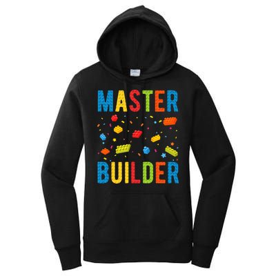 Master Builder Building Blocks Brick Builder Women's Pullover Hoodie
