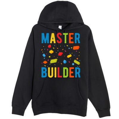 Master Builder Building Blocks Brick Builder Premium Pullover Hoodie