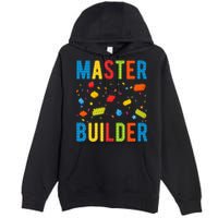 Master Builder Building Blocks Brick Builder Premium Pullover Hoodie