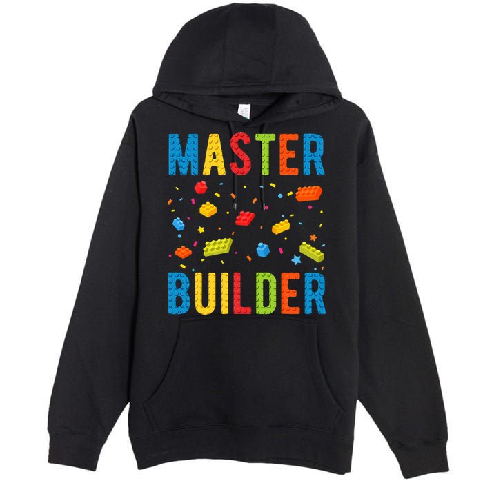 Master Builder Building Blocks Brick Builder Premium Pullover Hoodie