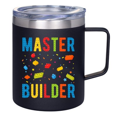 Master Builder Building Blocks Brick Builder 12oz Stainless Steel Coffee Mug