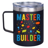 Master Builder Building Blocks Brick Builder 12oz Stainless Steel Coffee Mug