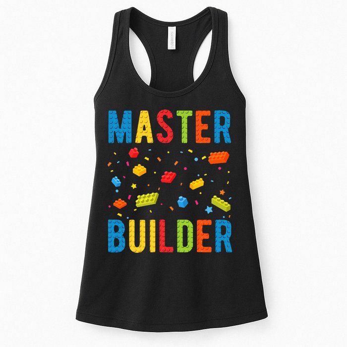 Master Builder Building Blocks Brick Builder Womens Tank Top
